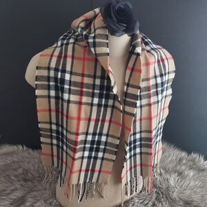 James Pringle Weavers Camel Thomson Tartan Wool Scarf - Scottish Celtic